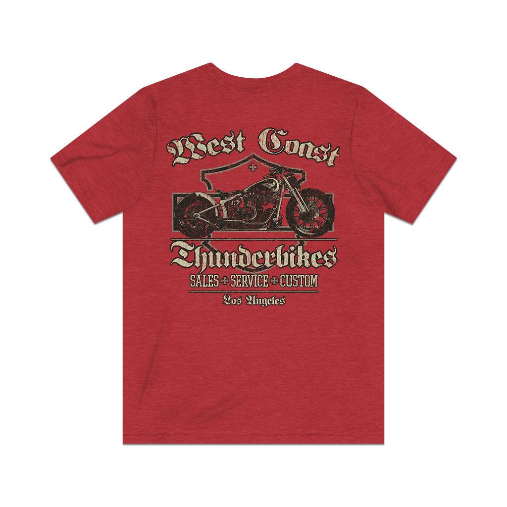 West Coast Thunderbikes 1989 F/B Vintage Men’s T-Shirt