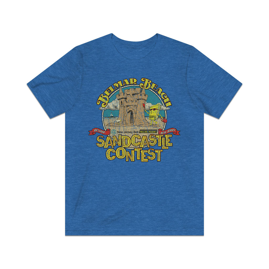 Belmar Beach Sandcastle Contest 1987 Vintage Men's T-Shirt