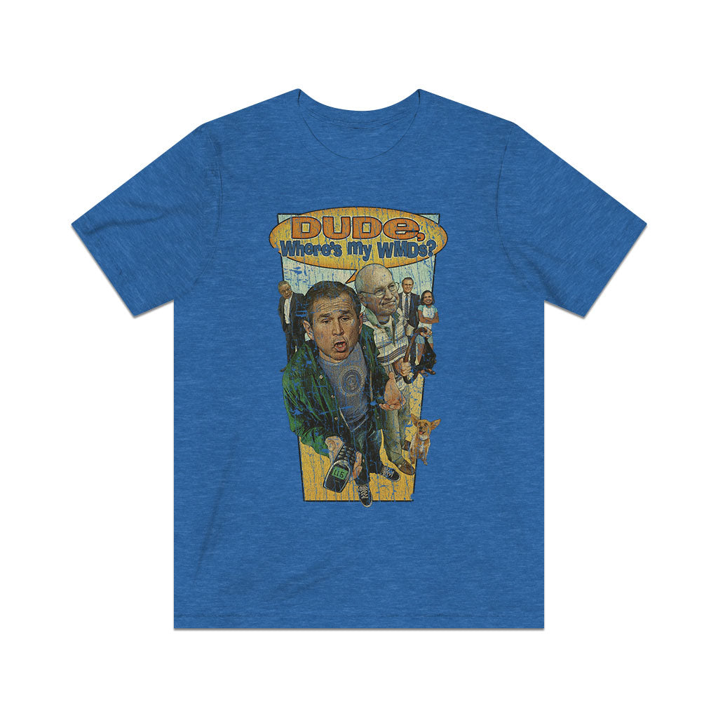 Dude, Where's My WMDs 2002 Vintage Men's T-Shirt