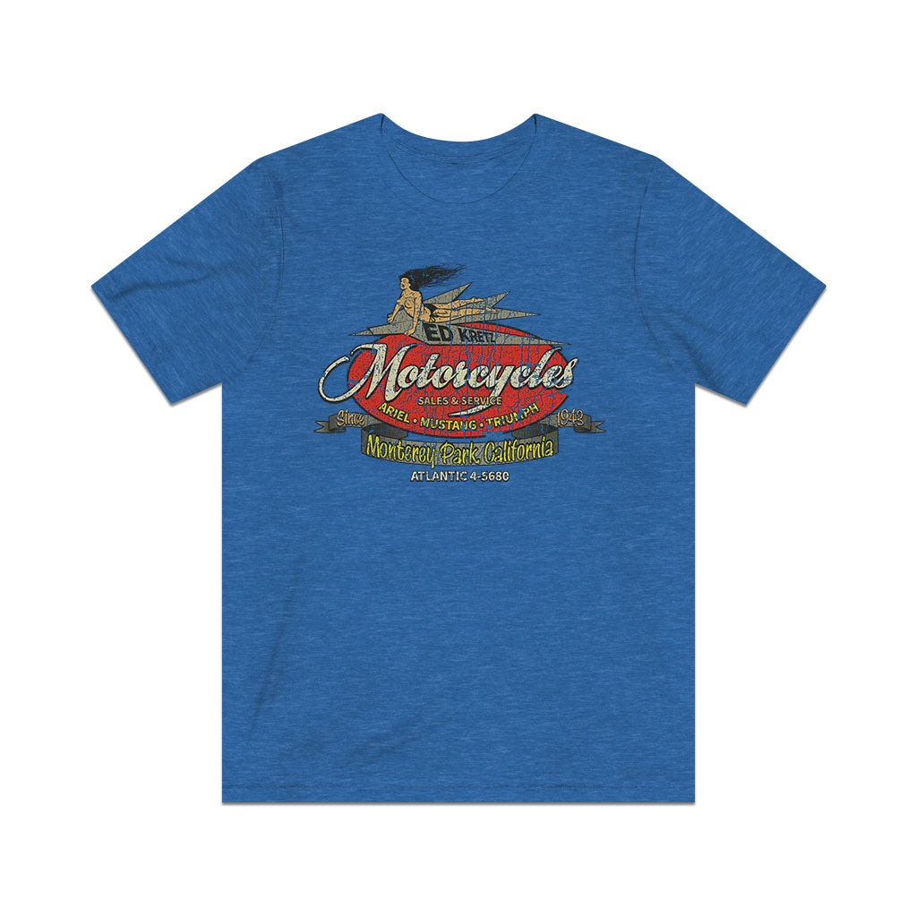 Ed Kretz Motorcycles 1946 Vintage Men's T-Shirt