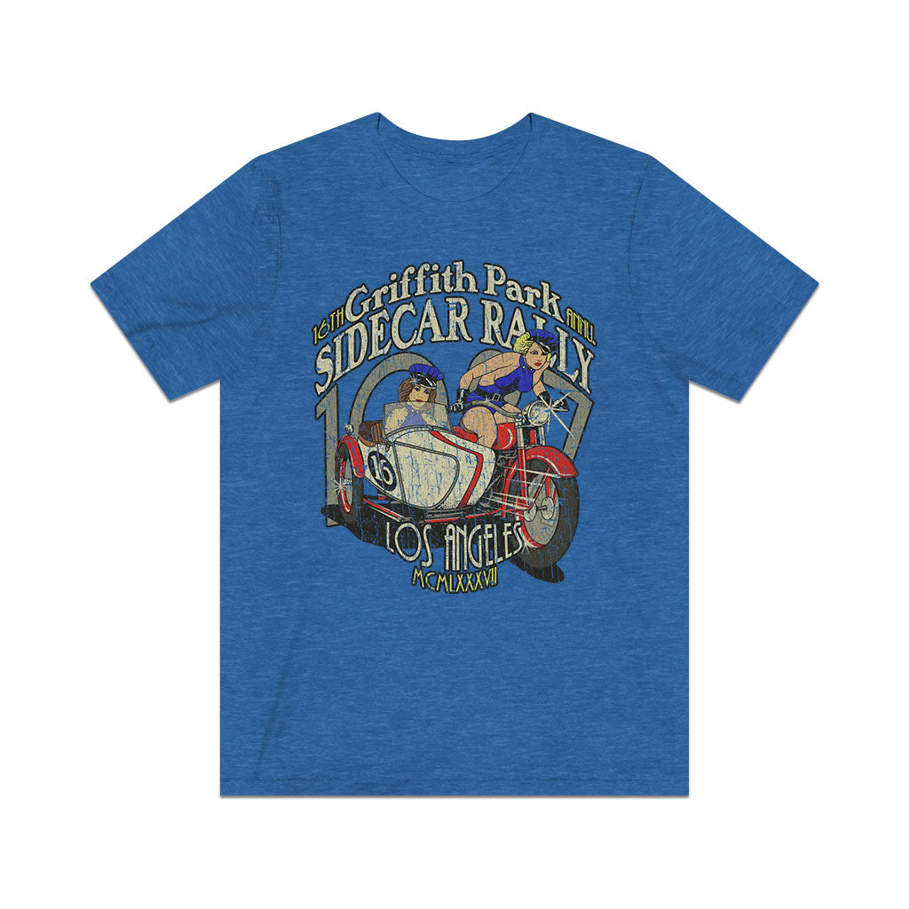 Griffith Park Sidecar Rally 1987 Vintage Men's T-Shirt