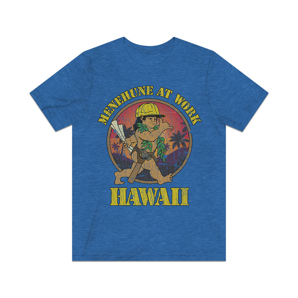 Menehune at Work 1986 Vintage Men's T-Shirt