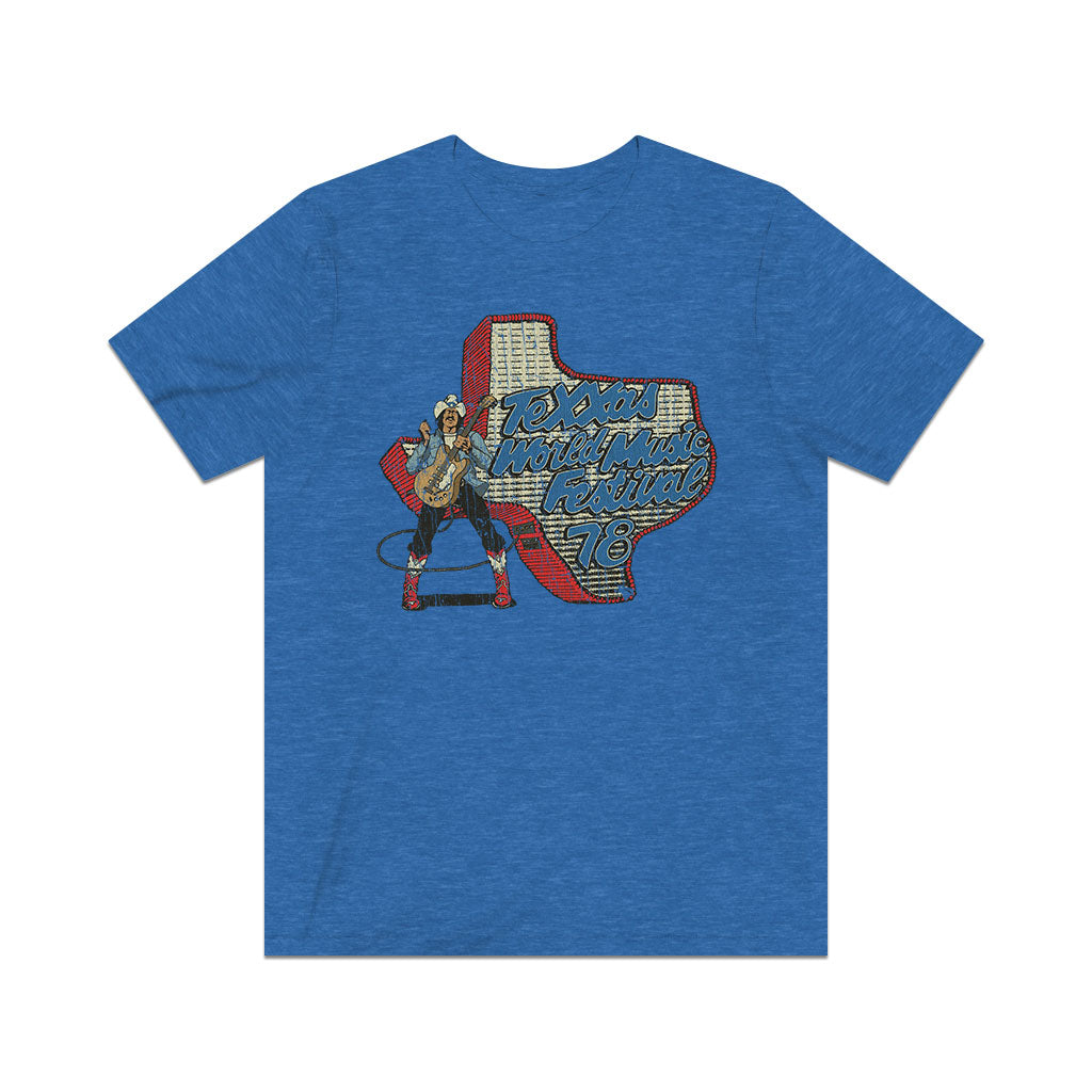 Texxas World Music Festival 1978 Vintage Men's T-Shirt
