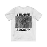 I Blame Society Revolver 1993 Vintage Men's T-Shirt