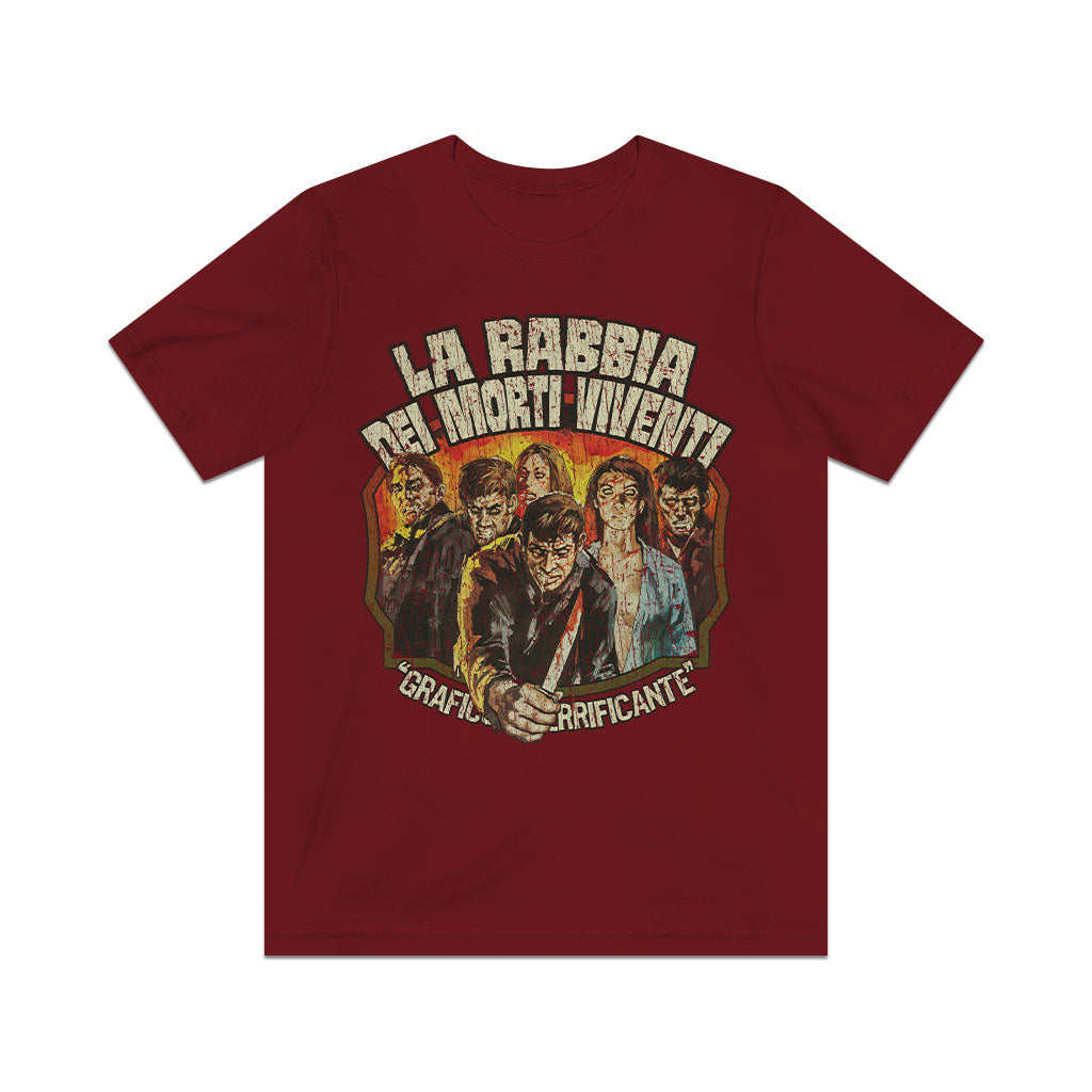 La Rabbia Dei Morti Viventi 1971 Vintage Men's T-Shirt