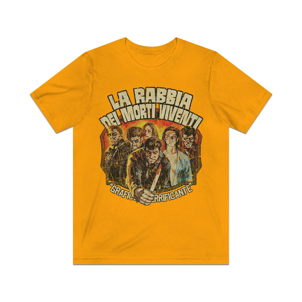 La Rabbia Dei Morti Viventi 1971 Vintage Men's T-Shirt