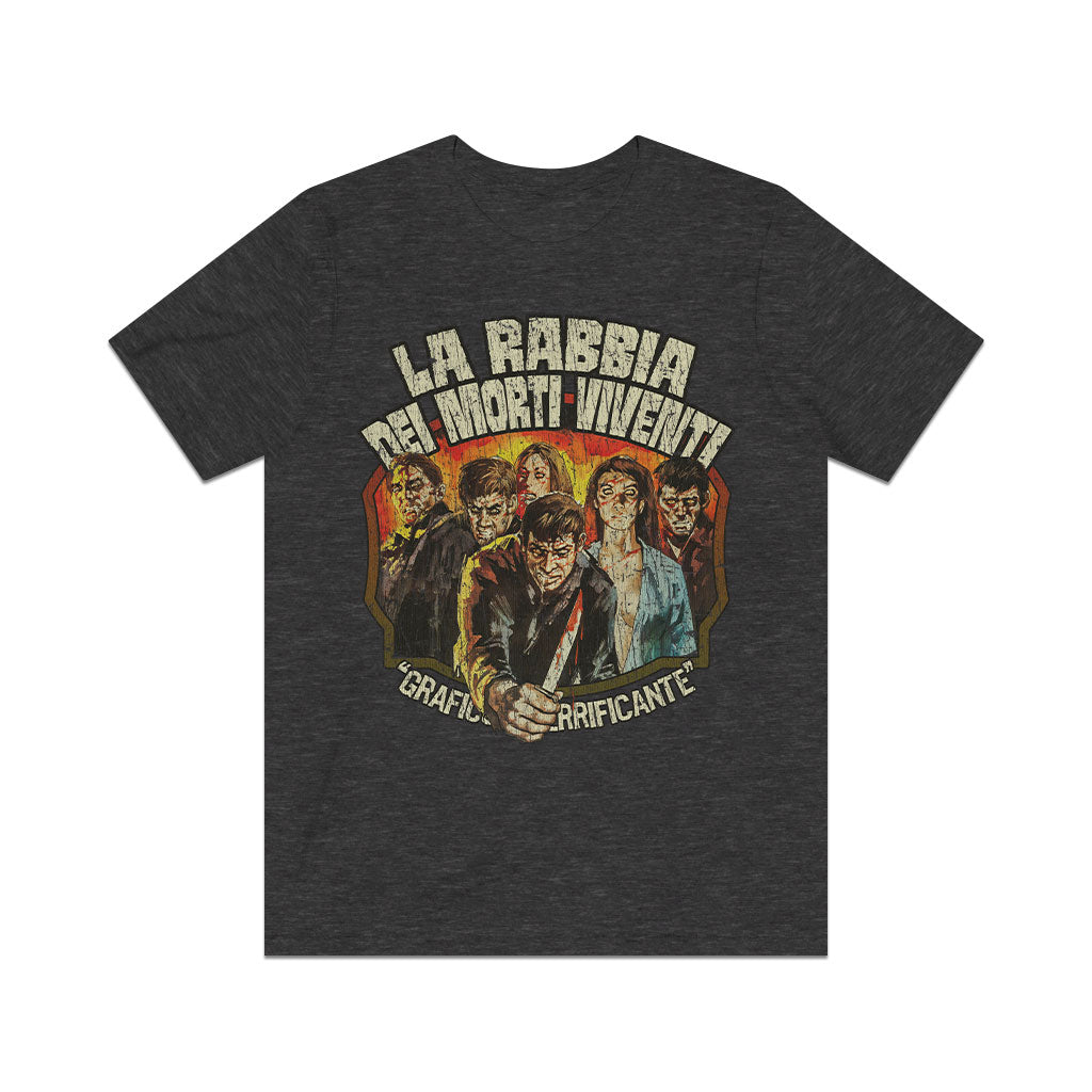 La Rabbia Dei Morti Viventi 1971 Vintage Men's T-Shirt