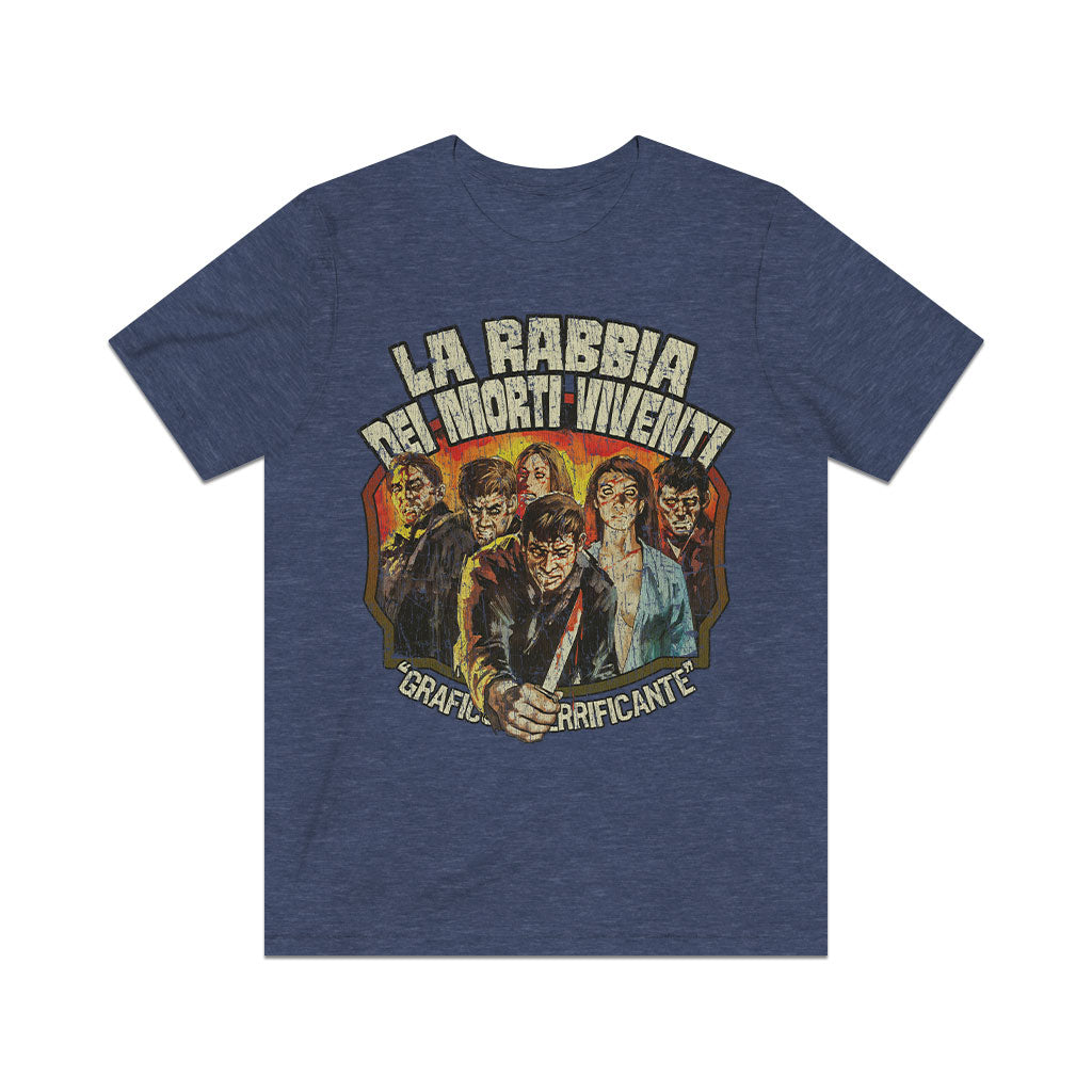 La Rabbia Dei Morti Viventi 1971 Vintage Men's T-Shirt