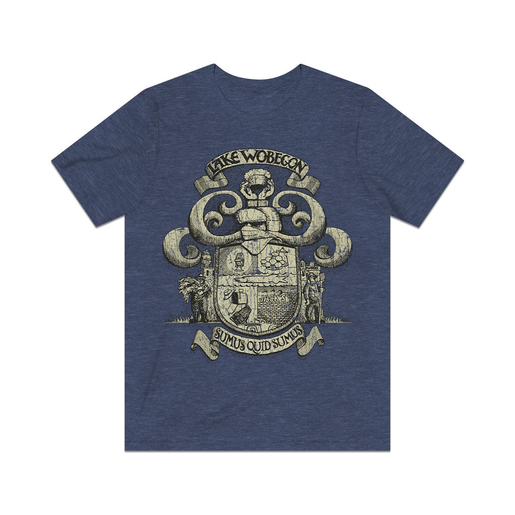 Lake Wobegon Sumus Quod Sumus 1974 Vintage Men's T-Shirt