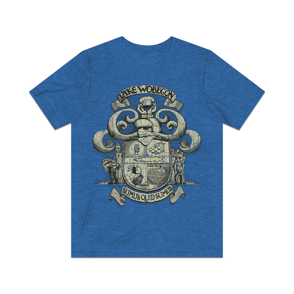 Lake Wobegon Sumus Quod Sumus 1974 Vintage Men's T-Shirt