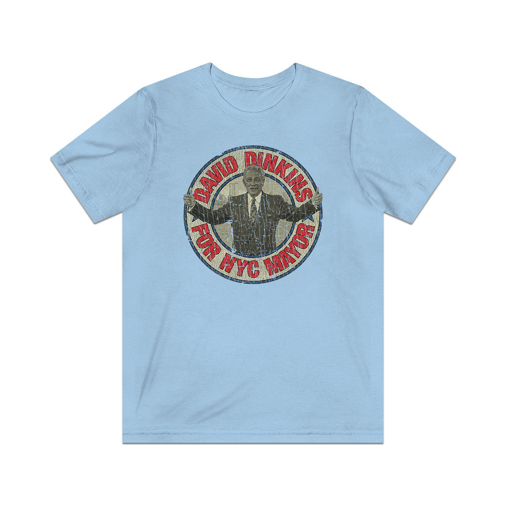 Dinkins For NYC Mayor 1989 Vintage Men's T-Shirt