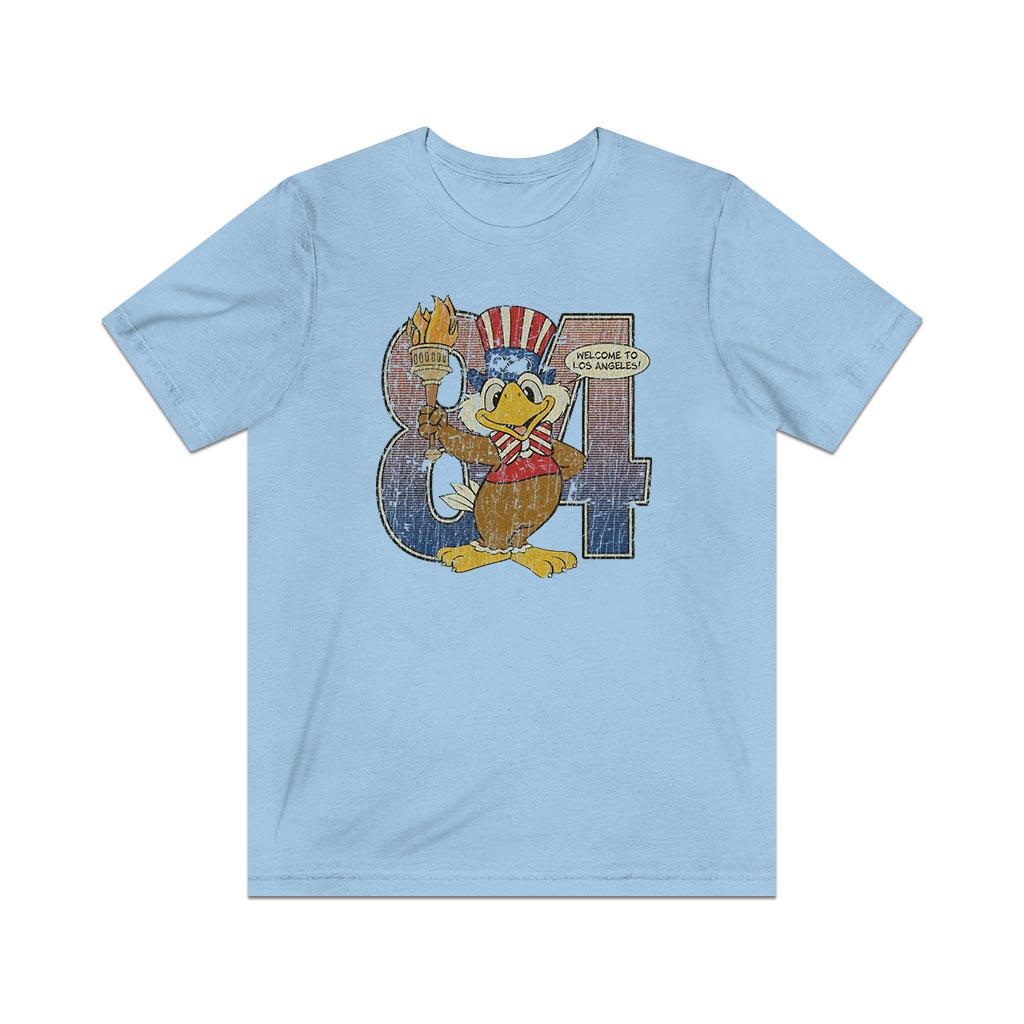 Sam The Los Angeles Eagle 1984 Vintage Men's T-Shirt