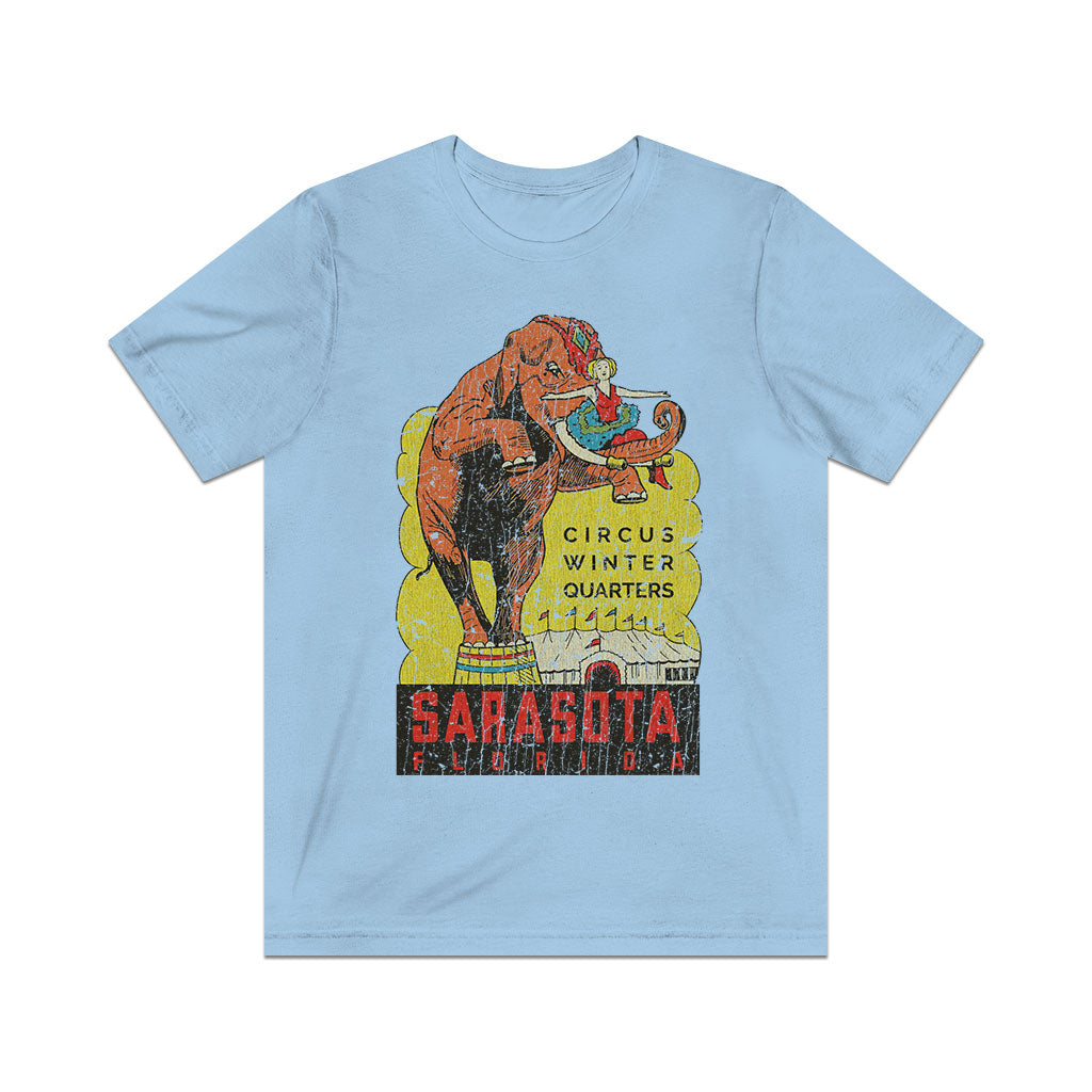 Sarasota Circus Winter Quarters 1927 Vintage Men's T-Shirt