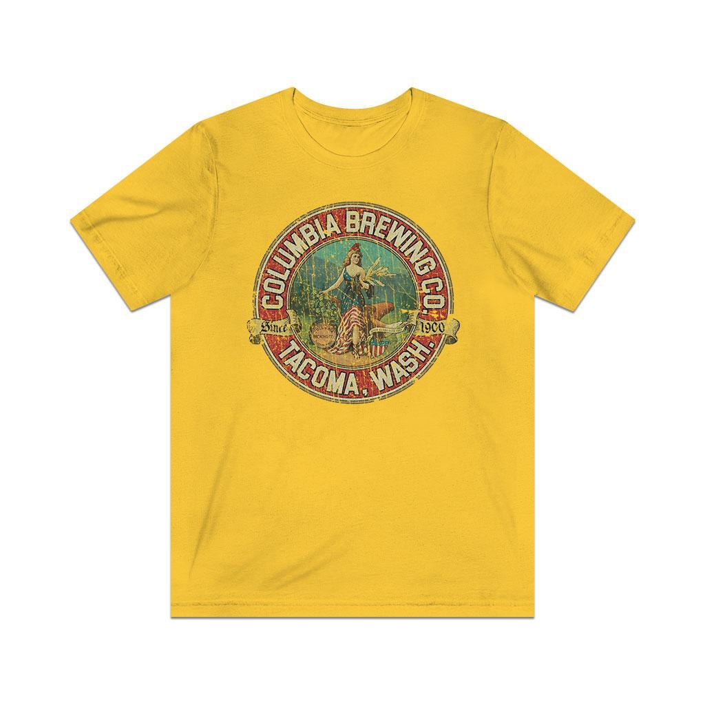 Columbia Brewing Company Tacoma 1900 Vintage Men’s T-shirt