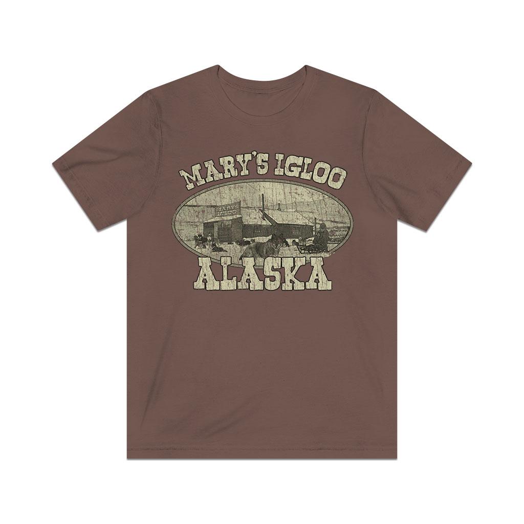 Mary's Igloo Alaska 1900 Vintage Men’s T-Shirt
