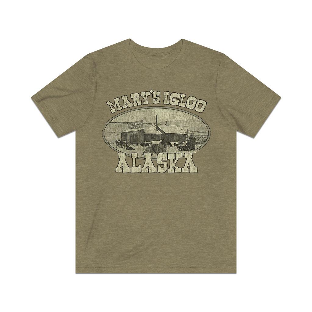 Mary's Igloo Alaska 1900 Vintage Men’s T-Shirt