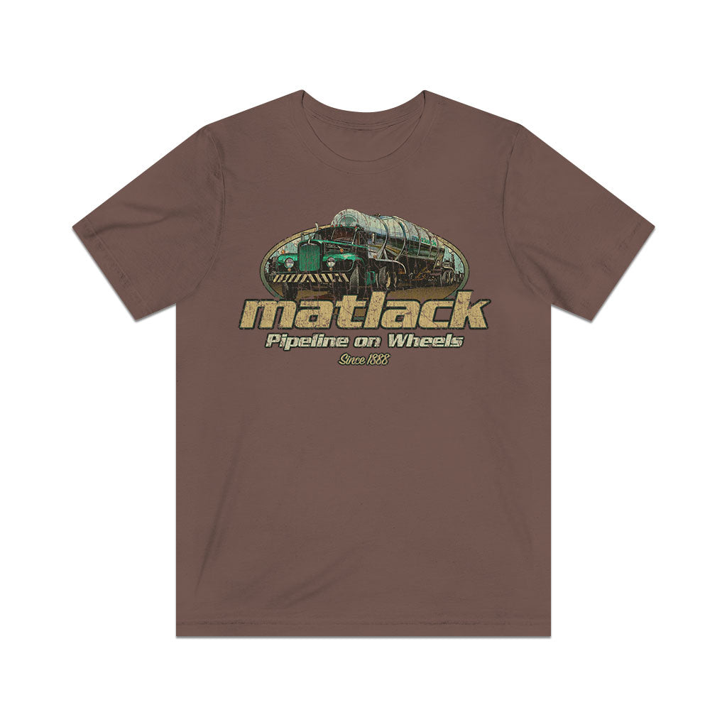 Matlack Pipeline on Wheels 1888 Vintage Men's T-Shirt