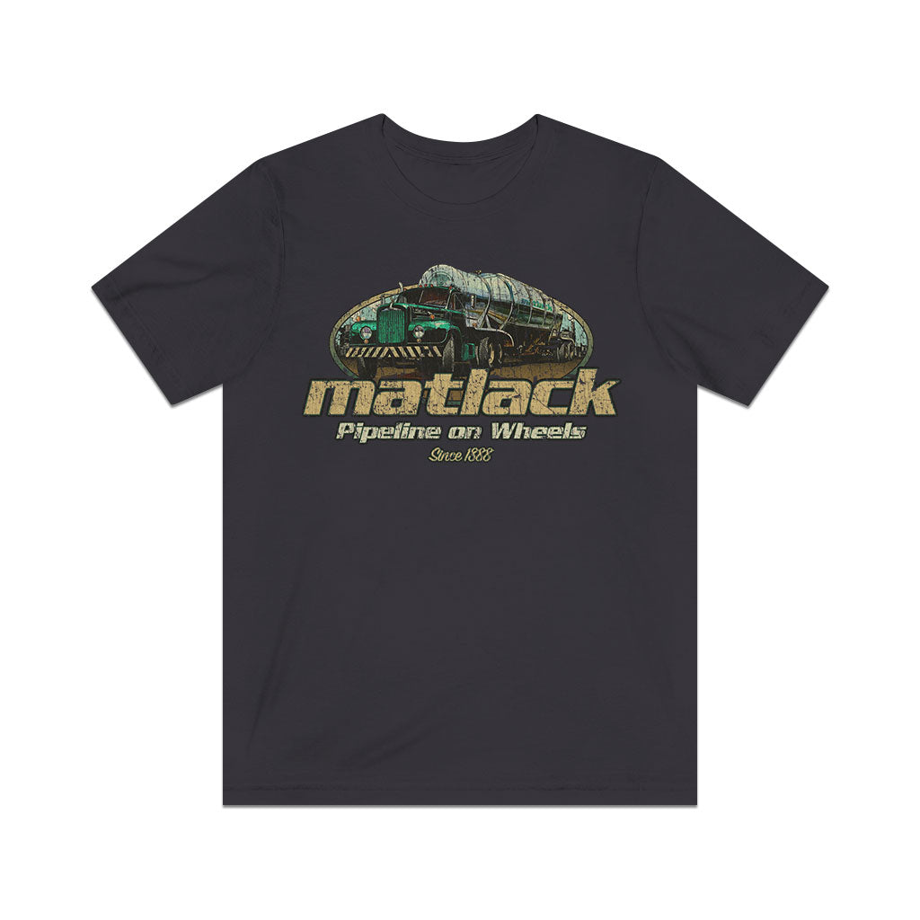 Matlack Pipeline on Wheels 1888 Vintage Men's T-Shirt