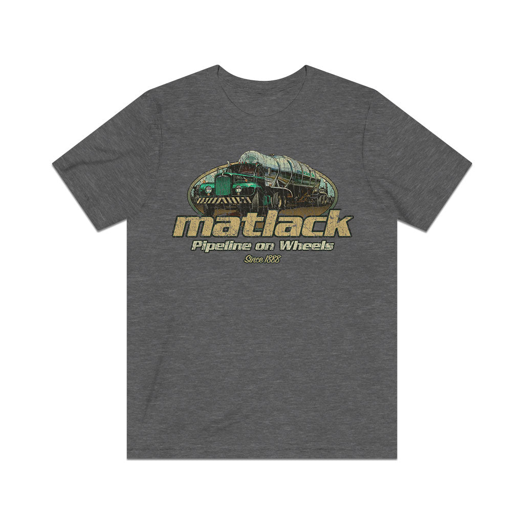 Matlack Pipeline on Wheels 1888 Vintage Men's T-Shirt