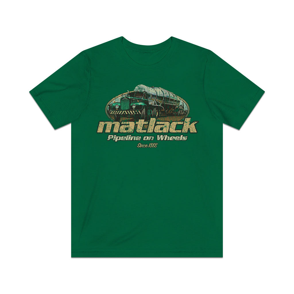 Matlack Pipeline on Wheels 1888 Vintage Men's T-Shirt