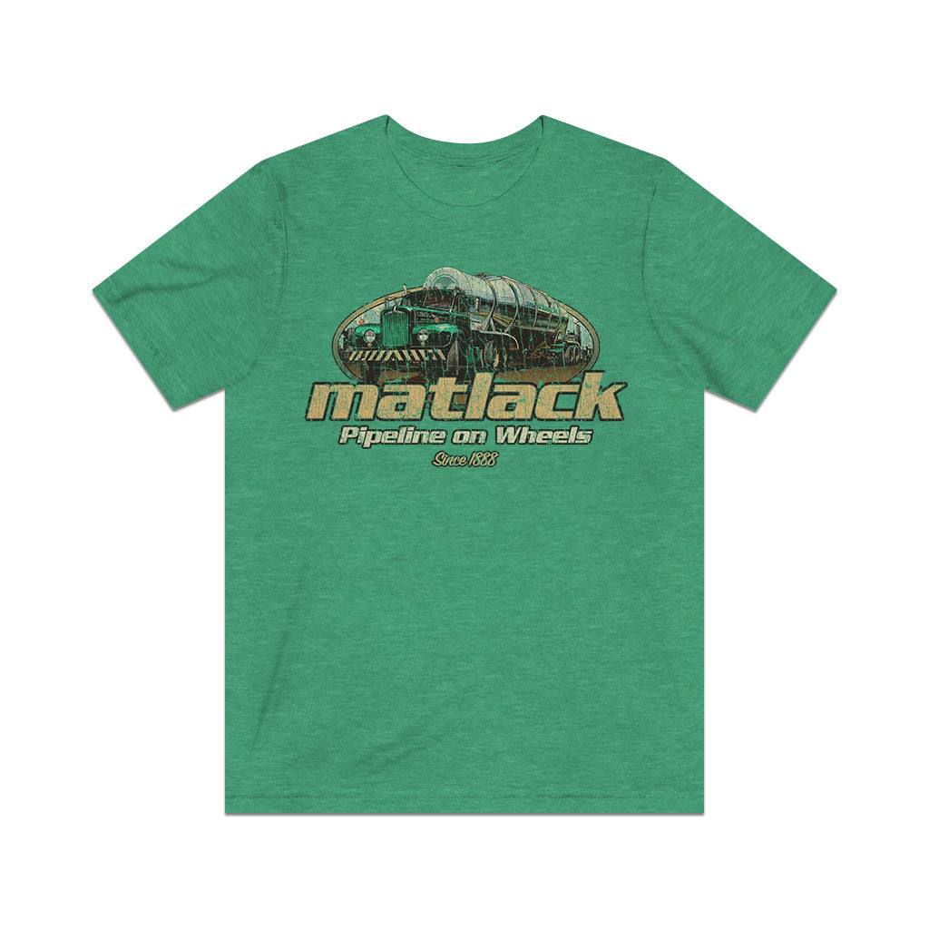 Matlack Pipeline on Wheels 1888 Vintage Men's T-Shirt