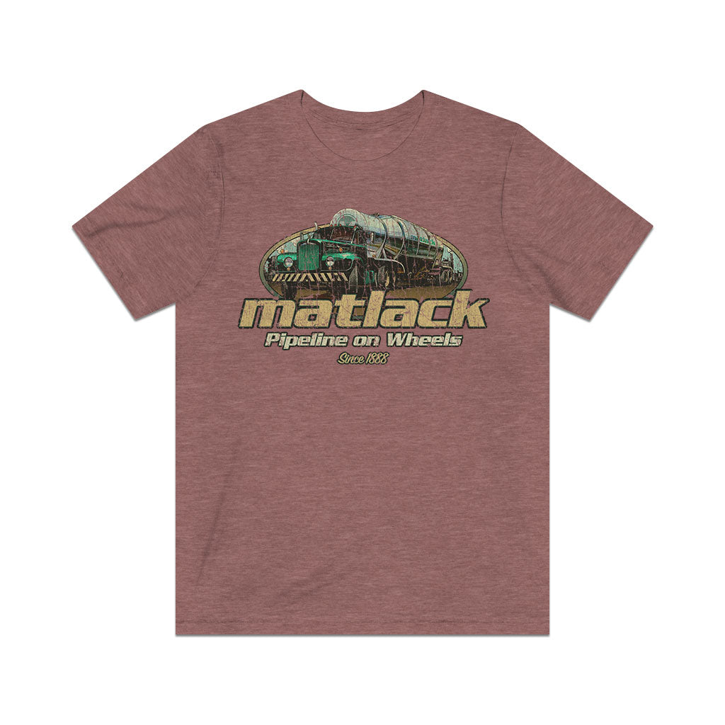 Matlack Pipeline on Wheels 1888 Vintage Men's T-Shirt