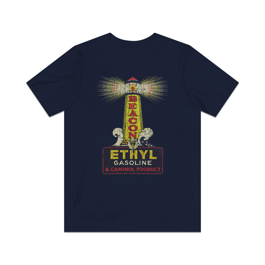 Beacon Ethyl Gasoline 1942 Vintage Men's T-Shirt