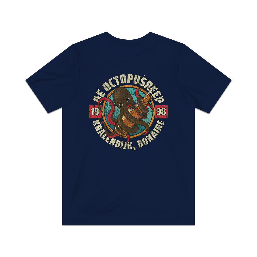 De Octopusreep Kralendijk 1998 Vintage Men's T-Shirt