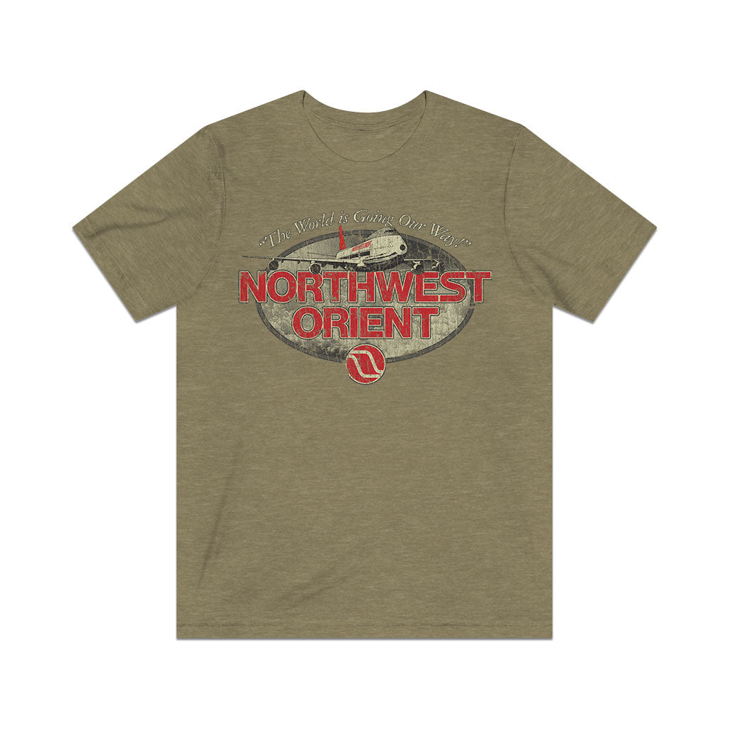 Northwest Orient Going Our Way 1969 Vintage Men's T-Shirt