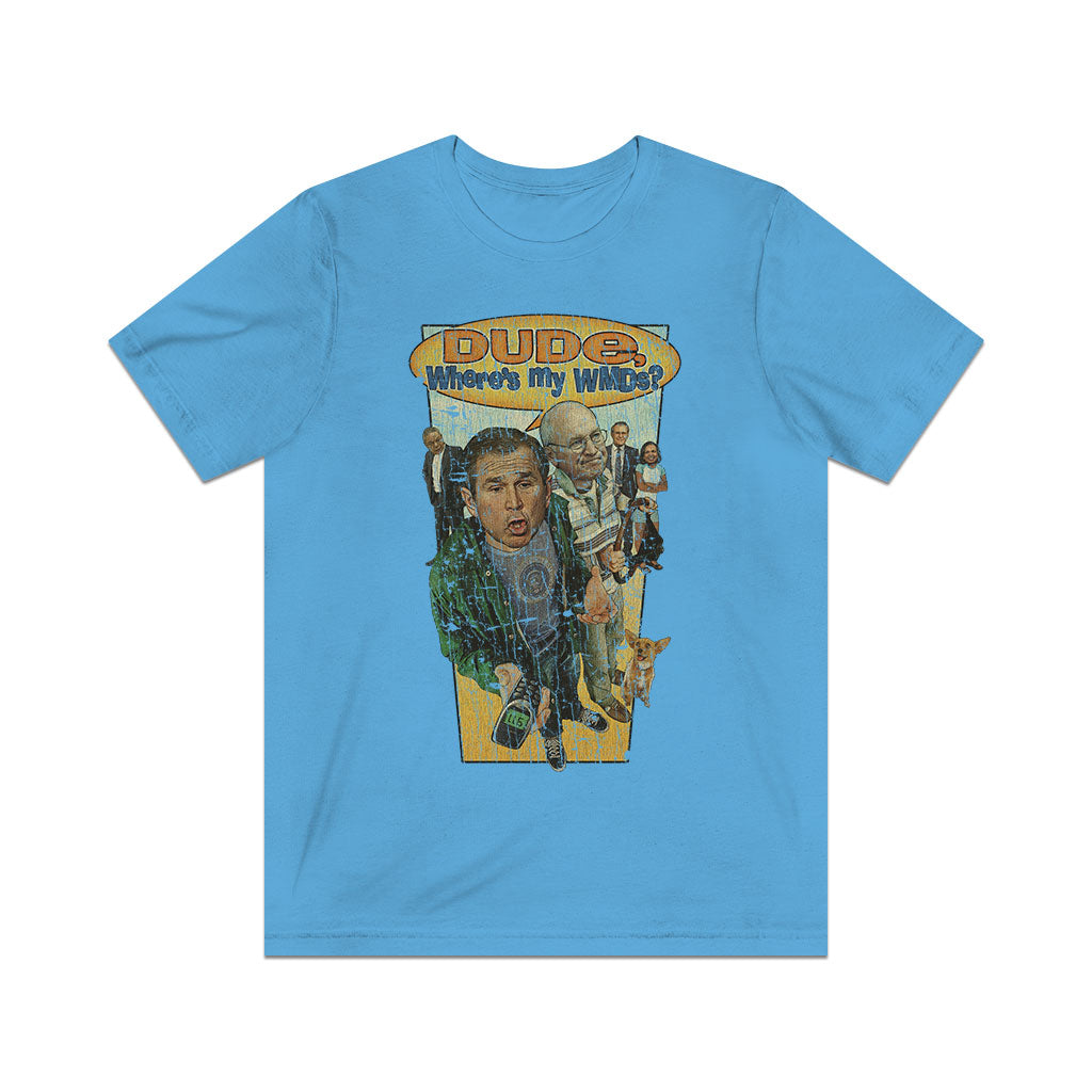 Dude, Where's My WMDs 2002 Vintage Men's T-Shirt