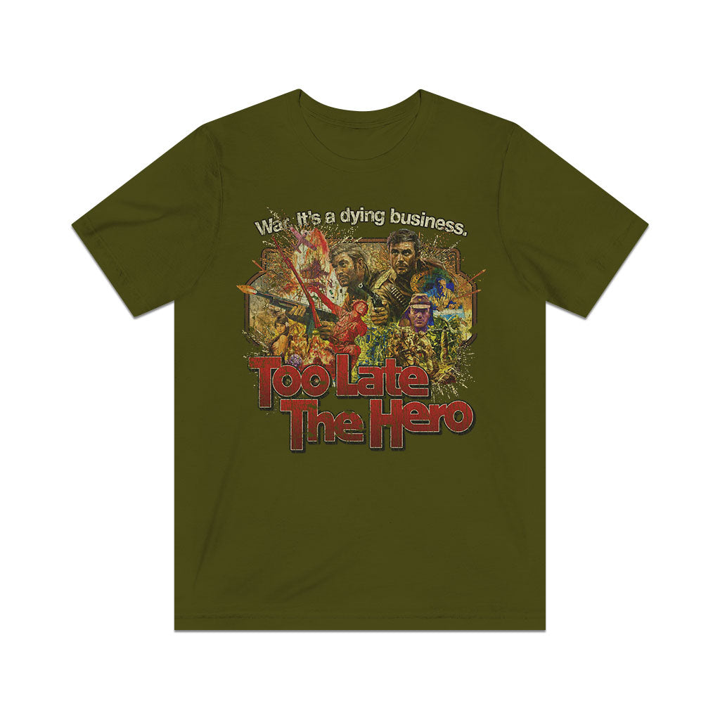 Too Late the Hero 1970 Vintage Men's T-Shirt