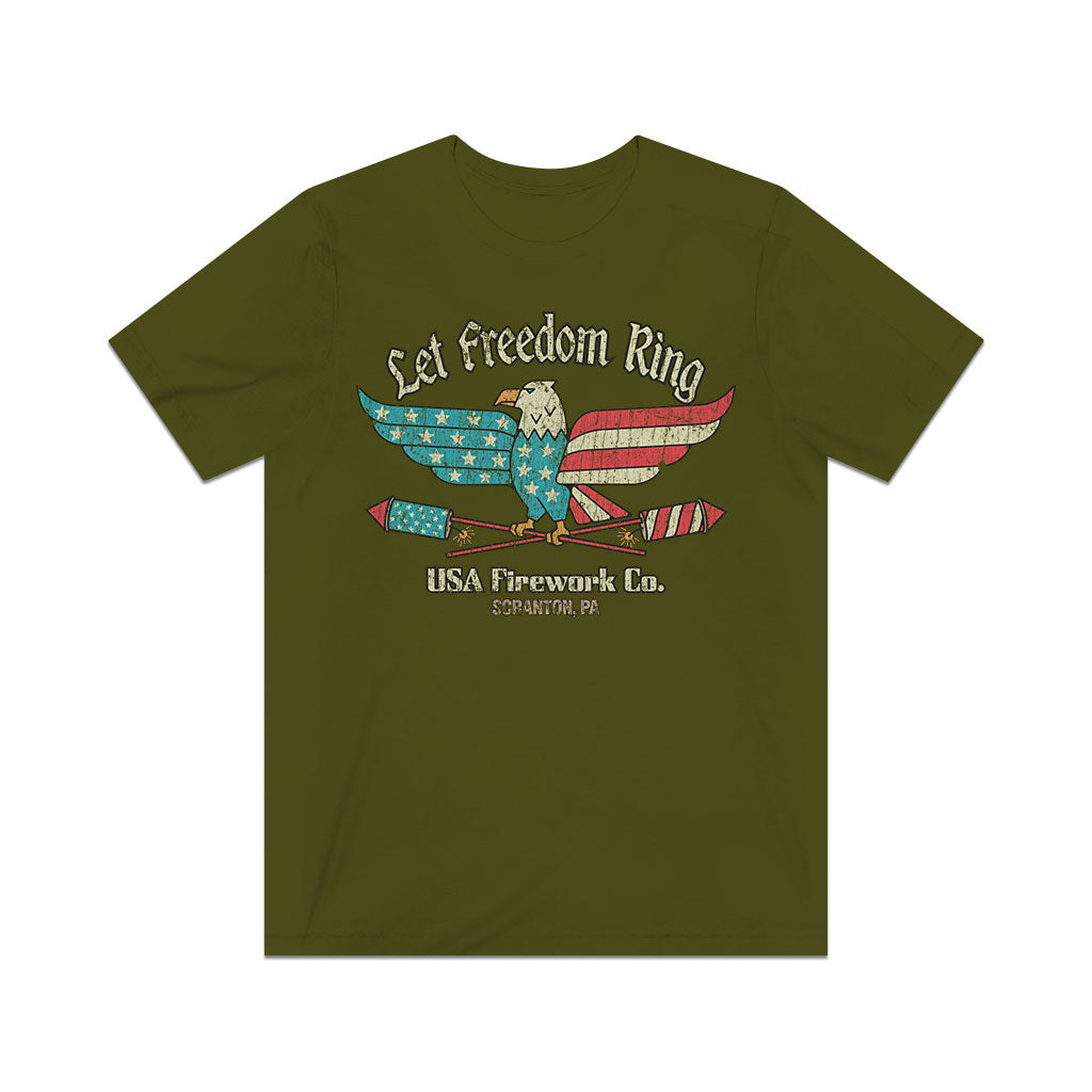 USA Firework Co. 1976 Vintage Men's T-Shirt