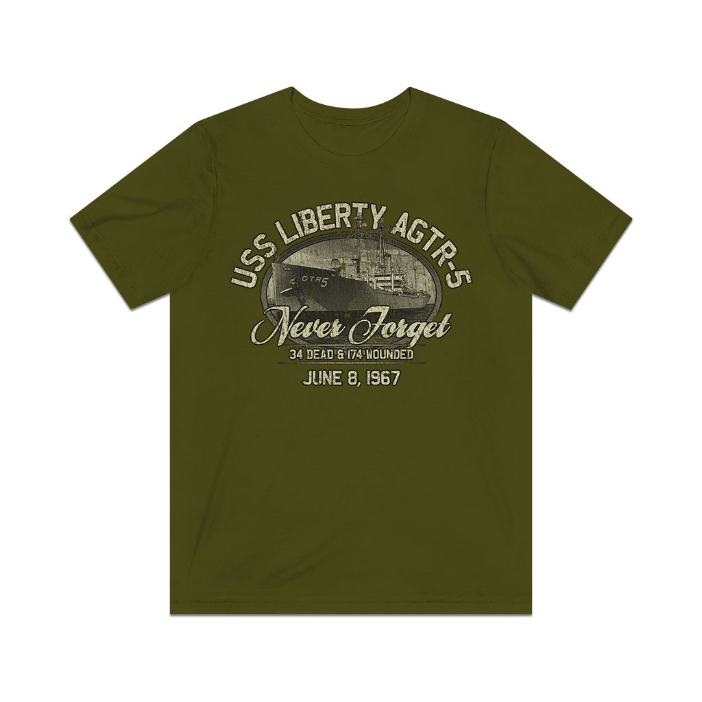 USS Liberty AGTR-5 1967 Vintage Men's T-Shirt