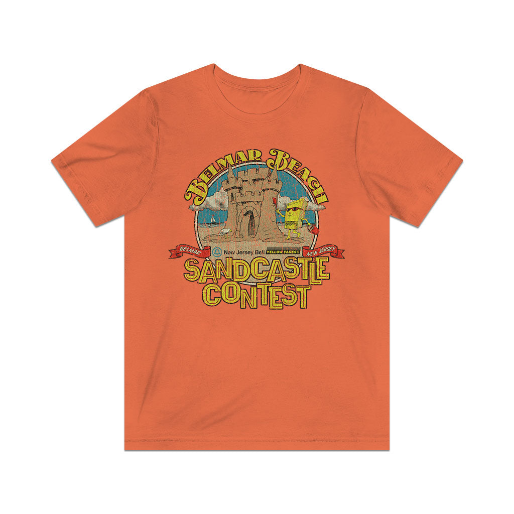 Belmar Beach Sandcastle Contest 1987 Vintage Men's T-Shirt