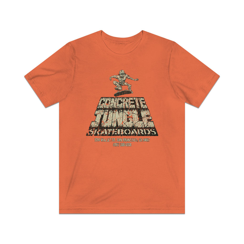 Concrete Jungle Skateboards 1987 Vintage Men's T-Shirt