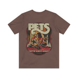 Pets They're Always Hungry 1973 Vintage Men's T-Shirt