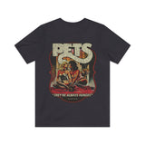 Pets They're Always Hungry 1973 Vintage Men's T-Shirt