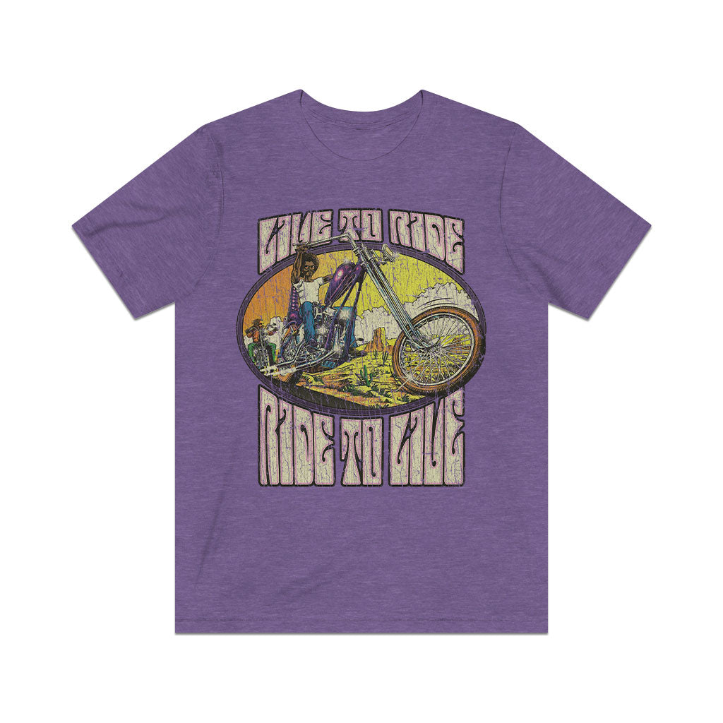 Ride to Live Desert Chopper 1972 Vintage Men's T-Shirt