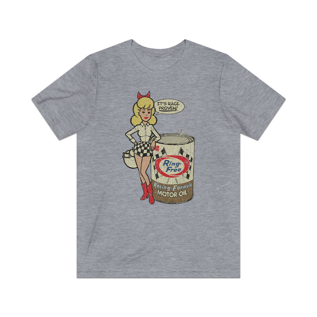 Ring Free Oil Race Proven 1923 Vintage Men's T-Shirt