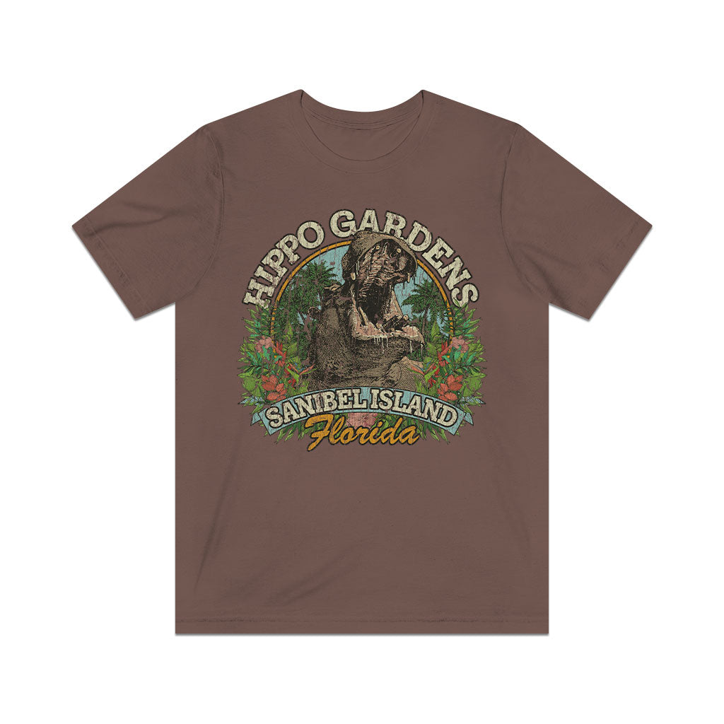 Sanibel Island Hippo Gardens 1963 Vintage Men's T-Shirt