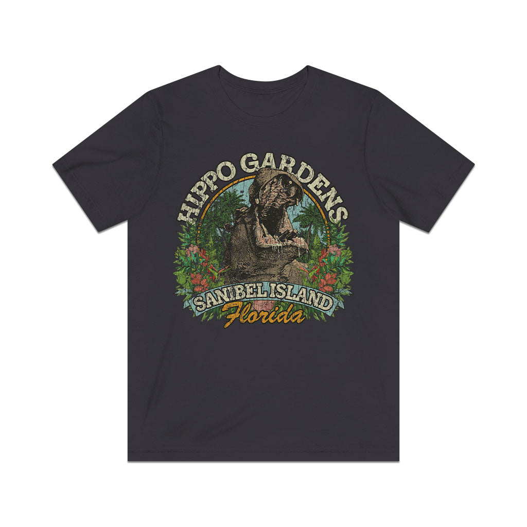 Sanibel Island Hippo Gardens 1963 Vintage Men's T-Shirt
