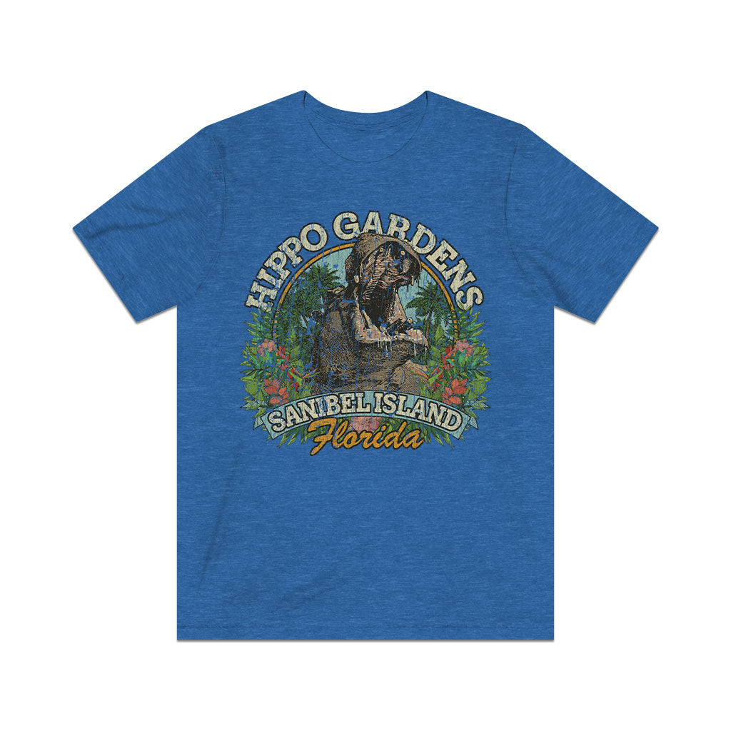 Sanibel Island Hippo Gardens 1963 Vintage Men's T-Shirt