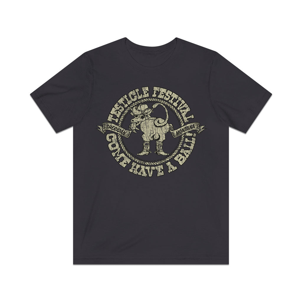 Sheridan Testicle Festival 1982 Vintage Men's T-Shirt