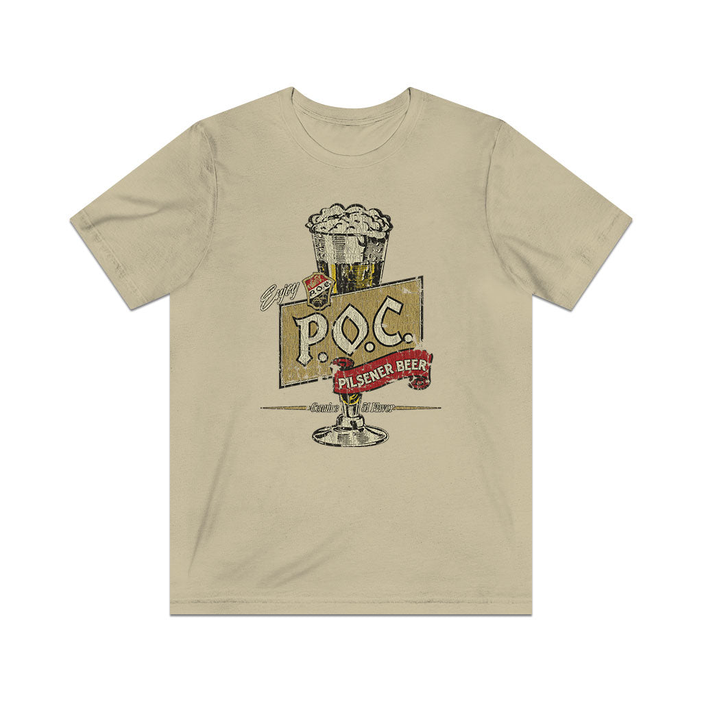 P.O.C. Pride of Cleveland Beer 1917 Vintage Men's T-Shirt