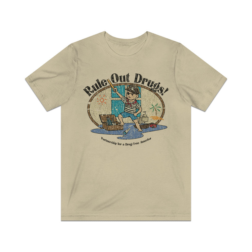 Rule Out Drugs 1986 Vintage Men's T-Shirt