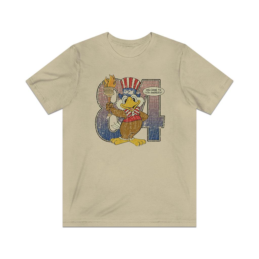 Sam The Los Angeles Eagle 1984 Vintage Men's T-Shirt