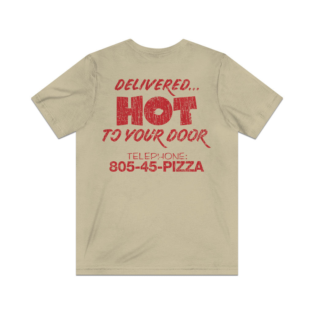 Surfer Boy Pizza 1986 F/B Vintage Men's T-Shirt