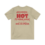 Surfer Boy Pizza 1986 F/B Vintage Men's T-Shirt