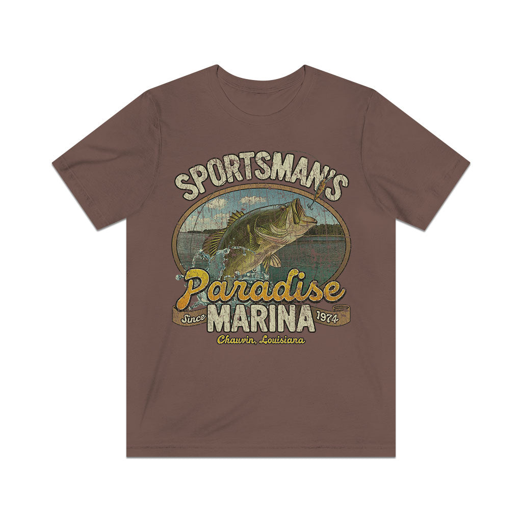Sportsman's Paradise Marina 1974 Vintage Men's T-Shirt