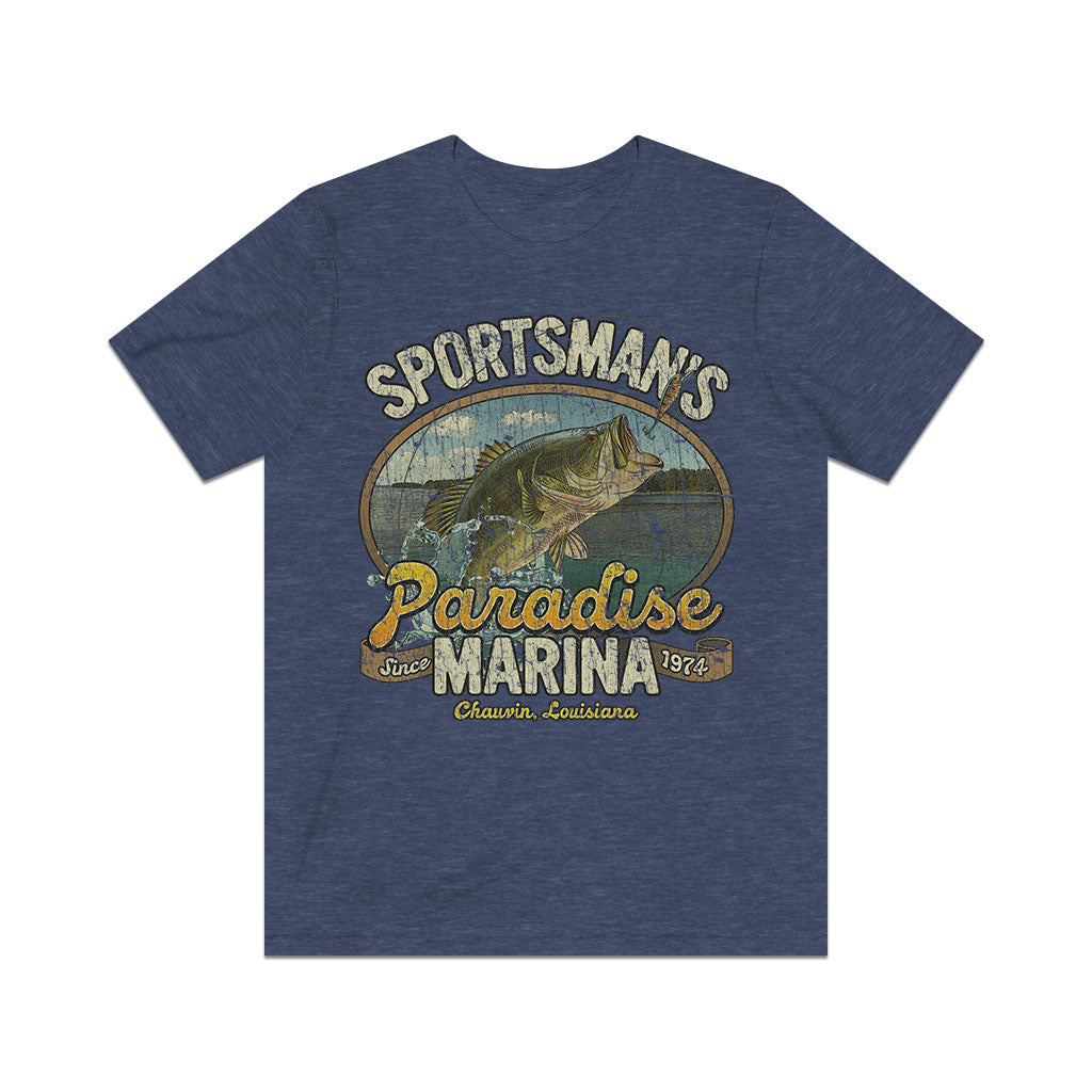 Sportsman's Paradise Marina 1974 Vintage Men's T-Shirt